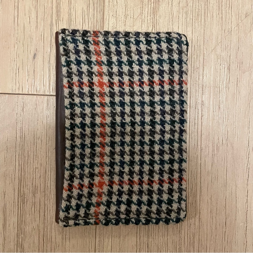 Pendleton / Thomas Kay Leather Houndstooth Passport Cover